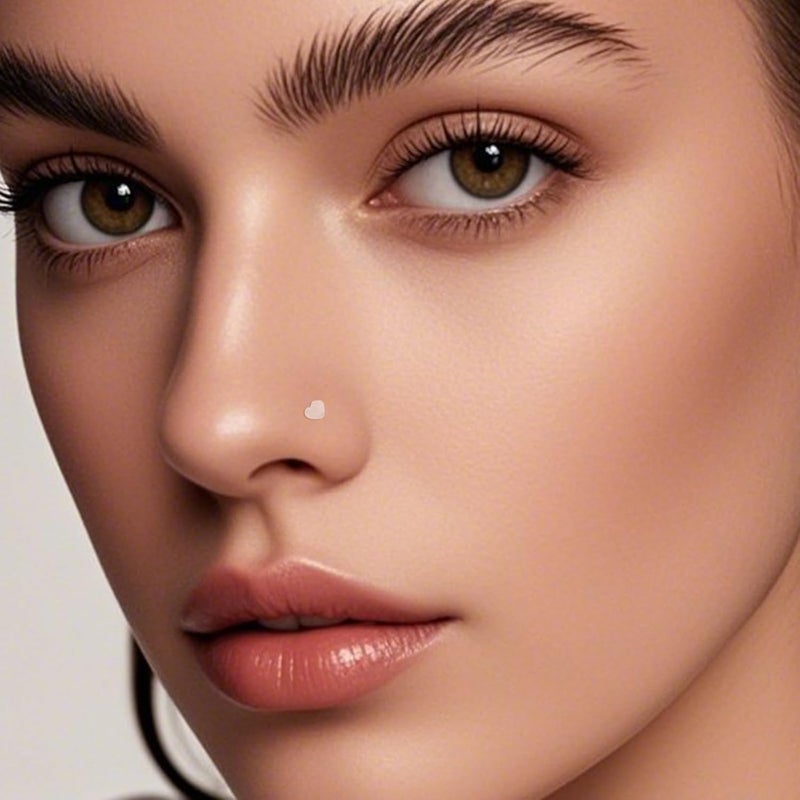 AVYRING Clear Piercing Jewelry Plastic Nose Rings for Surgery Septum Retainer Nose Studs lip Tongue Ear Clear Nose Rings for Work Nipple Rings Horseshoe Cartilage Rook Daith Earrings Plastic Industrial Piercing Retainers - Image 3
